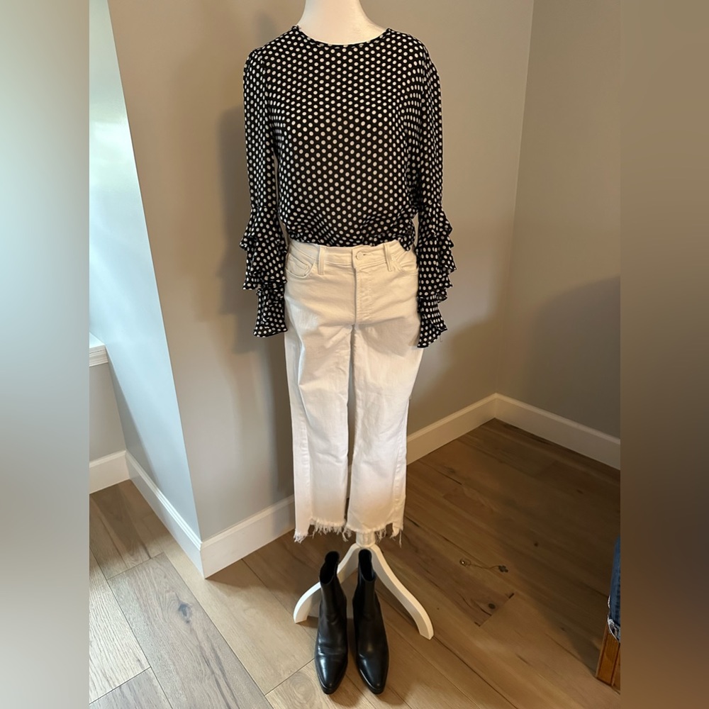 Milly black and white polka dot Blouse